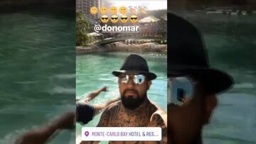 Al ritmo de Don Omar: Vidal no para de disfrutar en vacaciones