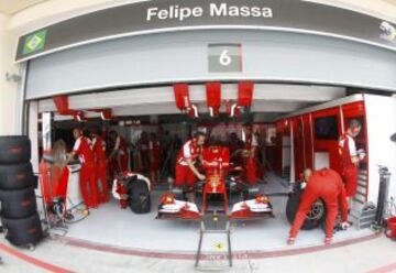 Box de Felipe Massa.