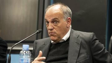 Tebas avisa de que el "tratamiento fiscal" que da España a los futbolistas provoca "huída de talento"