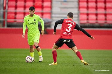 El defensa del Cartagena dio alguna esperanza de remontada a su equipo ante el Mirandés, con un golazo espectacular desde fuera del área. Su derechazo fue inapelable y entró toda la escuadra. El resultado no volvió a moverse y el Cartagena sigue sin levantar cabeza.