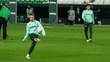 Loren, durante un entrenamiento. 