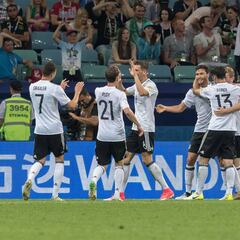 12 alemanes que se enfrentarán de nuevo a México en Rusia