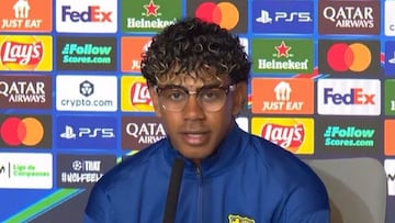 As Barça gears up to try to overcome a 2-0 first-leg deficit against Atlético, Lamine Yamal looked ahead to Tuesday’s UCL quarterfinal second leg.