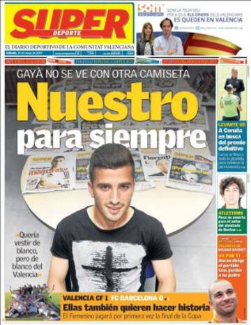 Portadas de la prensa deportiva