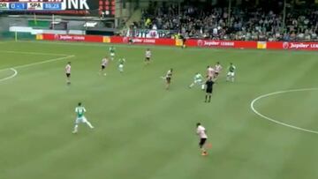 Sparta Rotterdam's Spierings scores spectacular own goal
