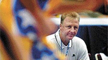 <b>OJEADOR.</B> Bird está en Suecia a la caza de talento para Indiana