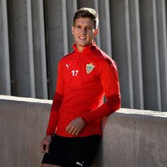 José Corpas: "Ojalá pueda jugar en Primera con el Almería"