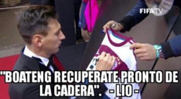 Los mejores memes de la gala del Balón de Oro 2015