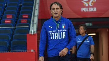 Roberto Mancini, entrenador de Italia.
