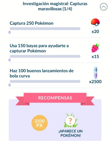 Pokémon GO regala una nueva Master Ball: cómo conseguirla completando todas las tareas