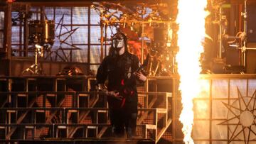 TOLUCA, MEXICO - DECEMBER 03: Slipknot band performing, as part of day 2 of the Hell & Heaven Metal Fest 2022 at Foro Pegaso on December 3, 2022 in Toluca, Mexico. (Photo by Medios y Media/Getty Images)