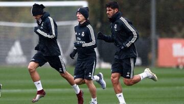 Solari ya trabaja con Modric, Asensio, Ceballos e Isco