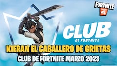 Club de Fortnite de marzo 2023: así es la nueva skin Kieran el Caballero de Grietas