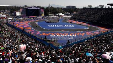 Carrera de Fórmula E en México 2023.