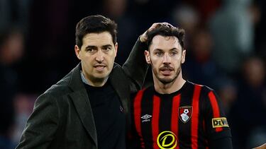 Andoni Iraola, entrenador del Bournemouth.