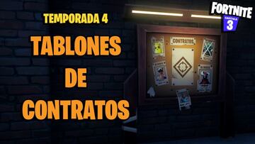 Contratos en Fortnite Temporada 4: ubicaciones y c&oacute;mo completarlos