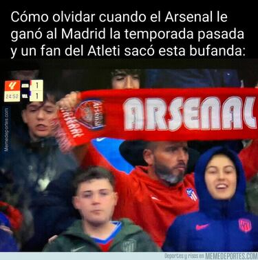 Los memes de Champions, sin piedad con la goleada del Arsenal al Atleti
