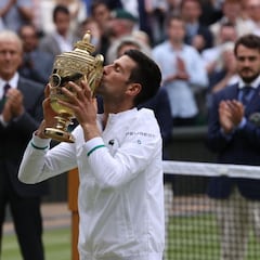 Djokovic gana Wimbledon para empatar a 20 con Nadal y Federer
