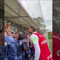 ¡Locura! Richard Ríos, la sensación en la práctica de Palmeiras