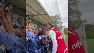 Richard Ríos, volante colombiano de Palmeiras