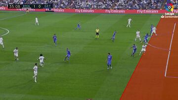 El VAR entrenó en escena en el Bernabéu por primera vez