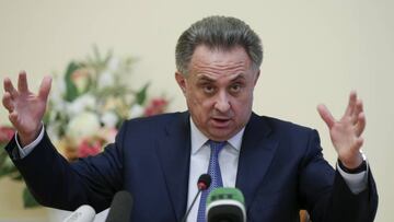 El ministro ruso de Deportes, Vitaly Mutko.