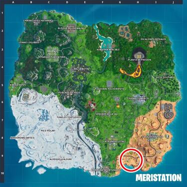 Desafío de Fortnite: ¿dónde está el ojo del Claptrap?