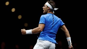 Nadal tumba a Sock en un duro choque; Federer bate a Querrey