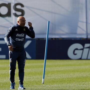 Buenos Aires 02 Octubre 2017
Eliminatorias Rusia 2018
Entrenamiento de la SelecciÃ³n Argentina previo al partido contra Peru, en el Predio Julio H Grondona.
Jorge Sampaoli DT
Foto Ortiz Gustavo 