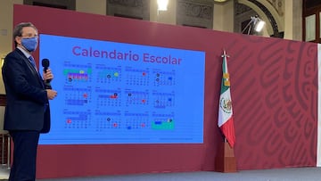 Fechas y d&iacute;as festivos del calendario escolar 2020-2021 de la SEP