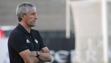 Setién, contundente: "No es fácil suplir a Ceballos..."