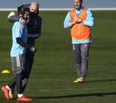 Así ha sido el entrenamiento del Real Madrid en Málaga