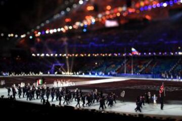 Ceremonia de inauguración de los XXII Juegos Olímpicos de Invierno en el estadio olímpico de Fisht, en el Parque Olímpico de Sochi