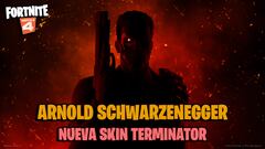 fortnite nueva skin terminator arnold schwarzenegger
