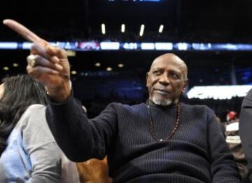 El actor Lou Gossett Jr., en el Barclays Center. 