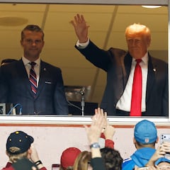 Donald Trump fue abucheado en el Lions-Commanders