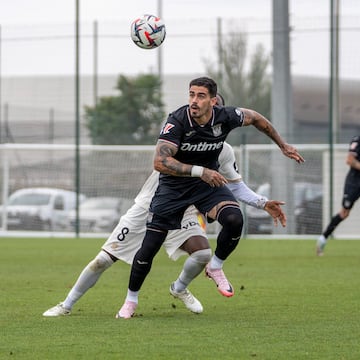 Así comenzó Miguel de la Fuente la jugada del 1-2. 