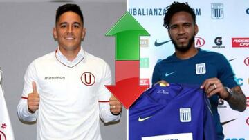 Todas los movimientos de los cinco grandes de la Liga 1