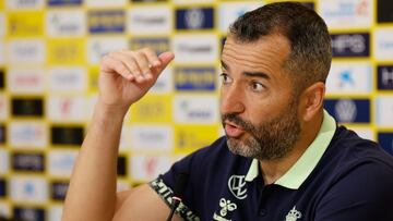 17/01/2025 FUTBOL PRIMERA DIVISION TEMPORADA 24/25 UD LAS PALMAS Rueda de prensa de Diego Martinez