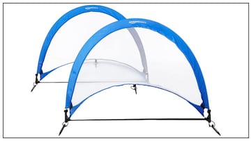 Este juego de porterías plegables con más de 1.800 valoraciones es ideal para el jardín o la playa