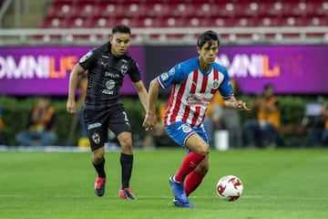 José Juan Macías durante el último juego del Clausura 2020 frente a Monterrey