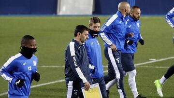 Leganés entrenando.