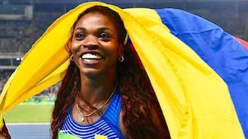 La atleta colombiana Caterine Ibarguen. 