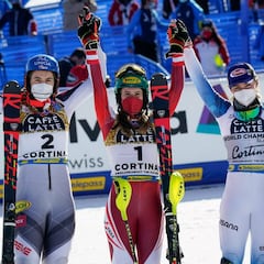 Liensberger, campeona del mundo con Shiffrin bronce