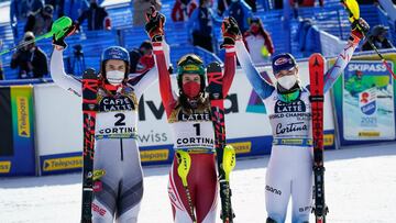 Liensberger, campeona del mundo con Shiffrin bronce