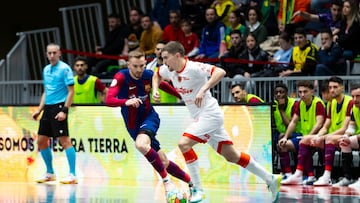 Imagen de la final de la Supercopa de España 2024 entre Barcelona y Jimbee Cartagena