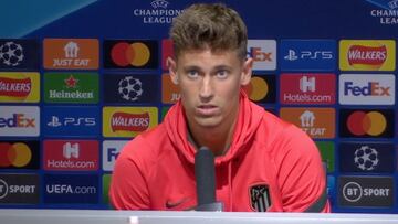 Marcos Llorente: "Es imposible no estar motivado con partidos as¨ª"