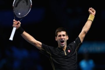 Novak Djokovic venció a Berdych y aseguró el número uno del mundo.