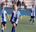 Un niño marca gol y sale corriendo hacia su madre emocionada: escuchen su mayúscula decepción