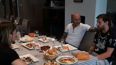 Sampaoli y Beccacece visitan a Messi en Barcelona